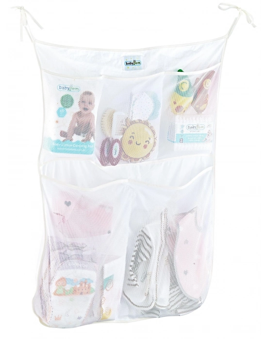 BabyJem Yatak Başı Organizer 555 Beyaz