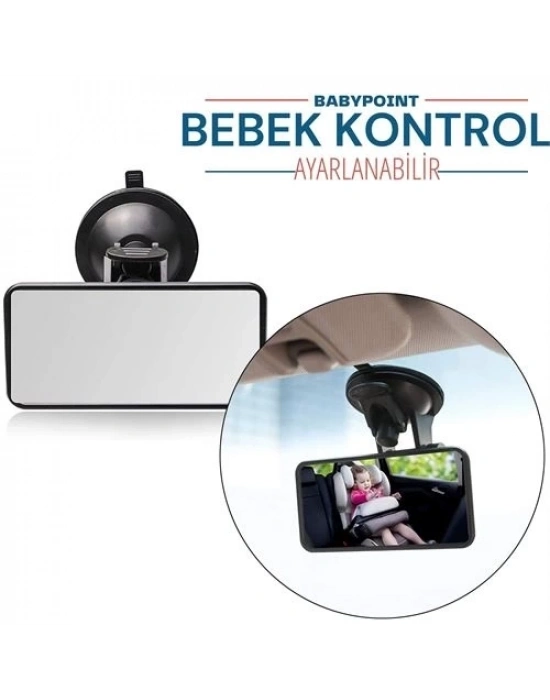 BabyPoint Ayarlanabilir Bebek Kontrol Aynası