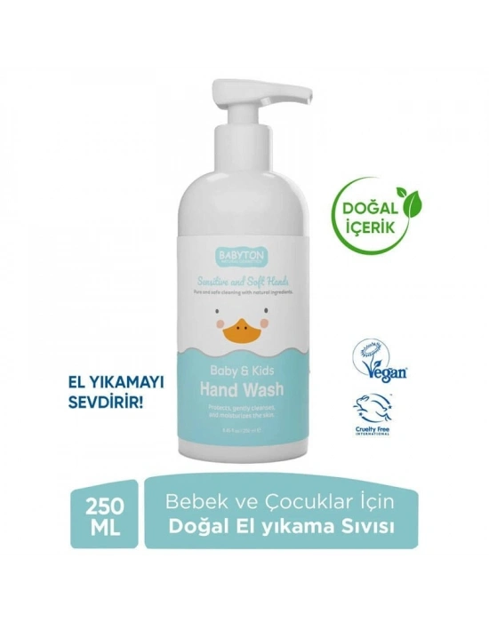 Babyton Bebek Ve Çocuklar İçin Doğal El Yıkama Sıvısı