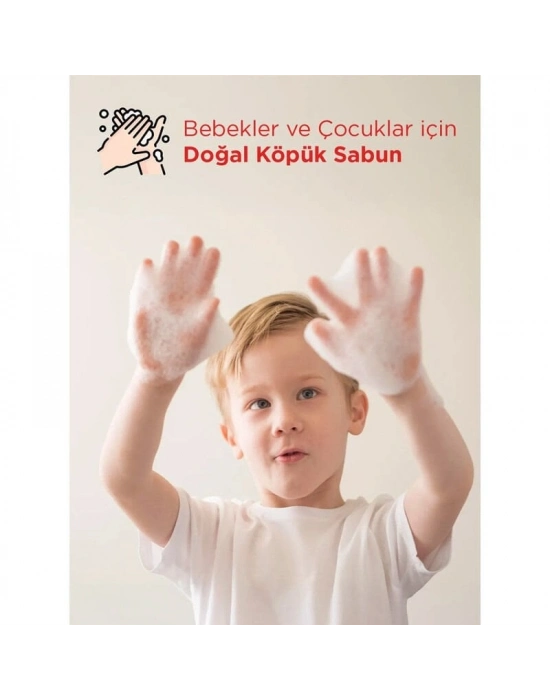 Babyton Çocuklar İçin Doğal Köpük Sabun Çilek