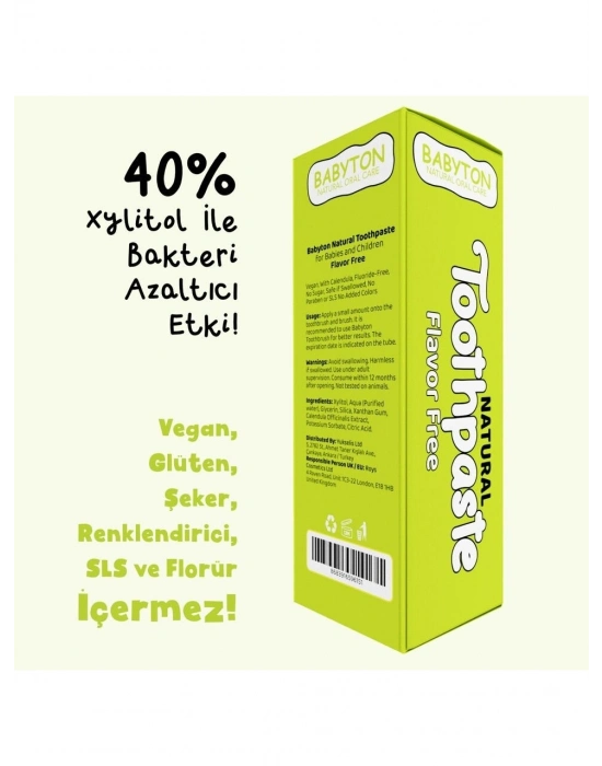 Babyton Organik Diş Macunu Natural 50gr