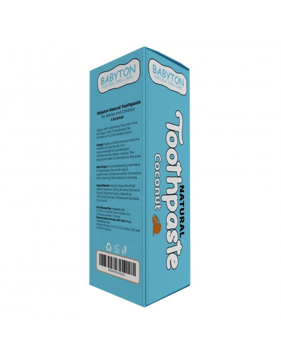 Babyton Organik Doğal Hindistan Cevizi Aromalı Diş Macunu 50 Gr