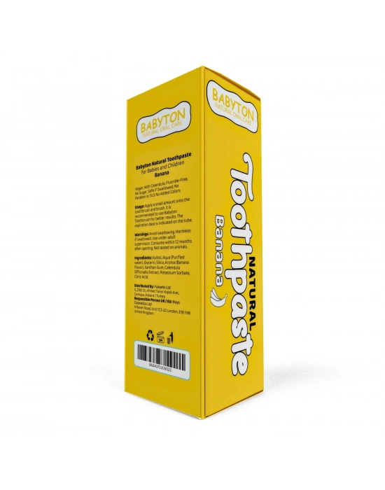 Babyton Organik Doğal Muz Aromalı Diş Macunu 50 Gr