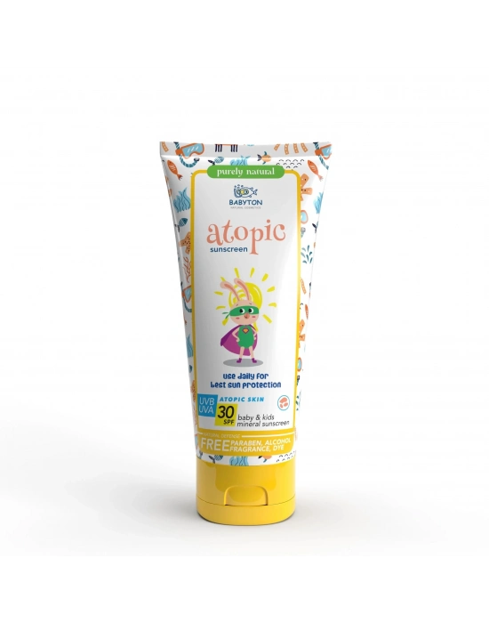 Babyton Atopik Ciltler İçin Güneş Koruyucu Krem 100 ml