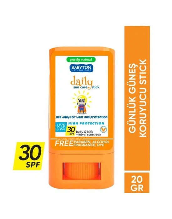 Babyton Bebek ve Çocuklar İçin Günlük Güneş Koruyucu Stick 20 Gr