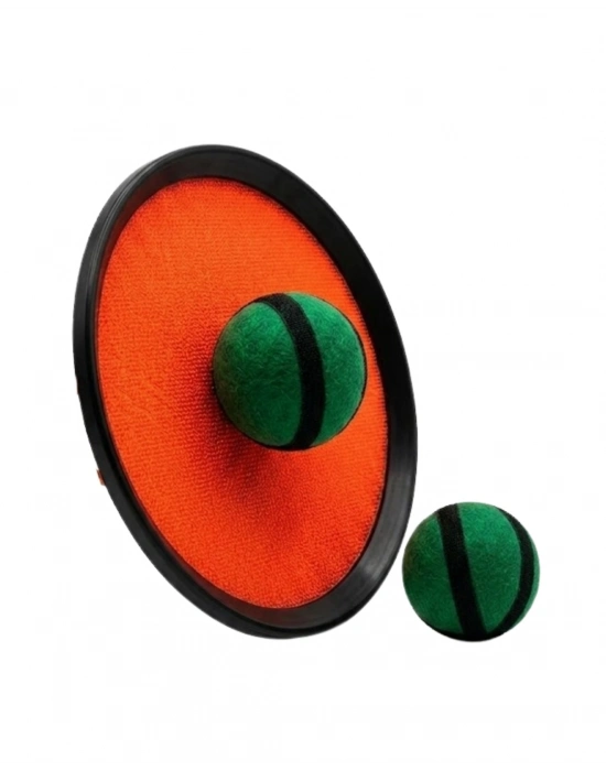 Bahçe Oyuncağı Velcro Top Yakalama Seti İki Kişilik Eğlence Oyunu