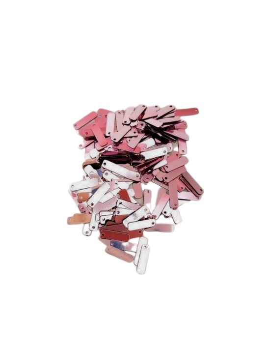 Bakır 15 x 5 mm Dantel Oya Yazma Halhal Abiye Lazer Kesim Pul 1000 adet / 40 gram