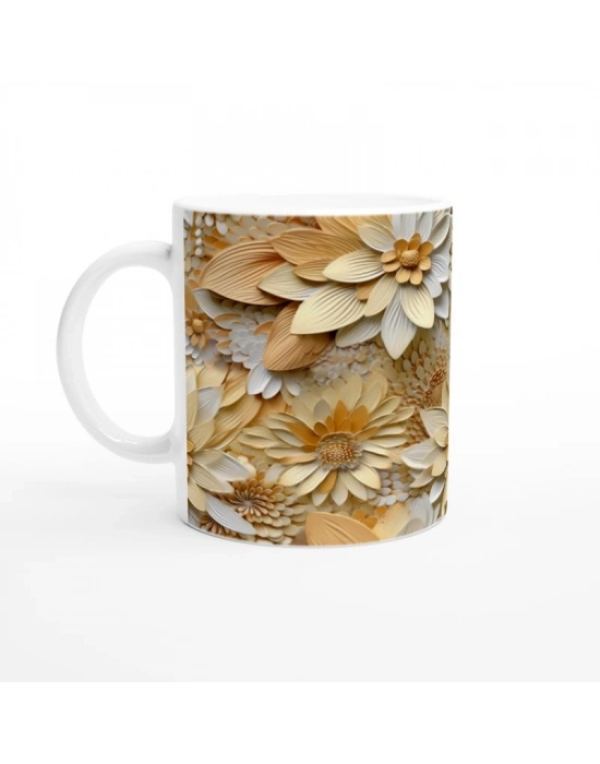 Bal Renkli Papatyalar Kupa Bardak