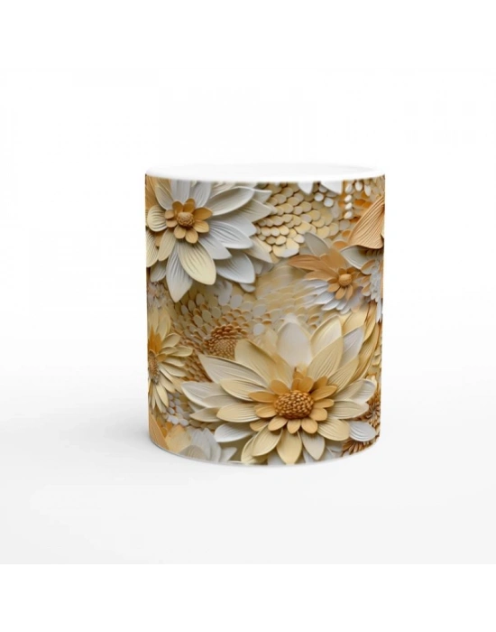 Bal Renkli Papatyalar Kupa Bardak