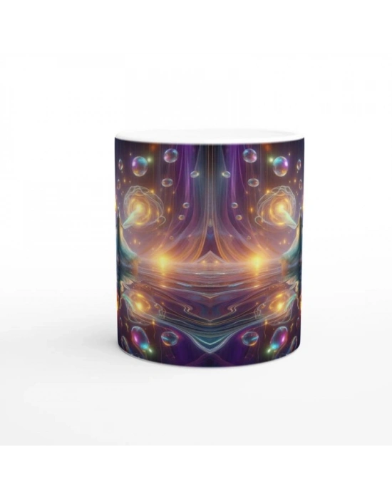 Balık Burcu Baskılı Kahve Kupası - Zodyak Maskeli Balo Vs2