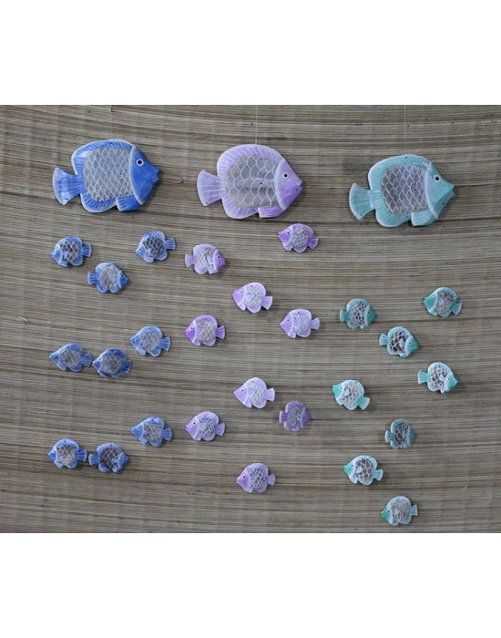 Balıklı Asmalı Rüzgar Çanı