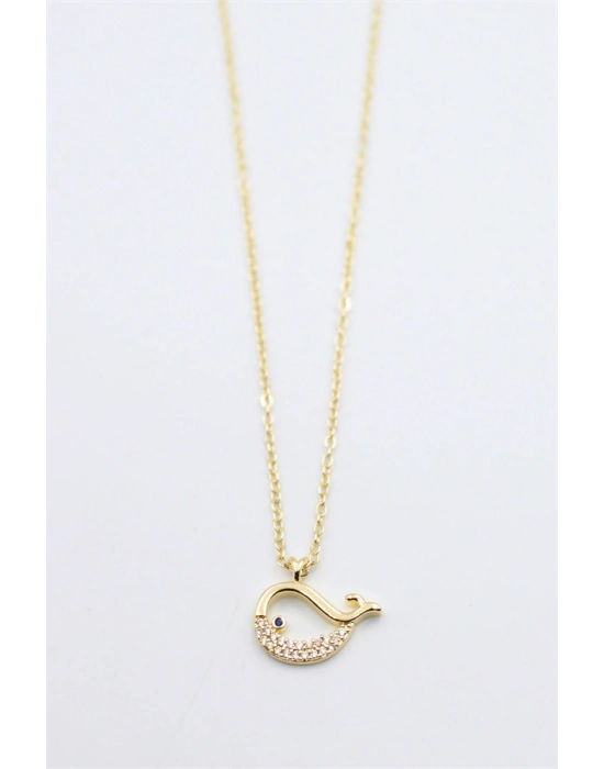 Balina Kolye - Altın