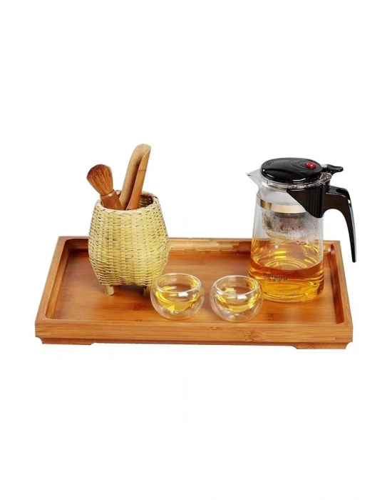 Bambu Çok Amaçlı Düzenleyici Sunum Tepsisi (33 Cm X 22 Cm) Royaleks-81287