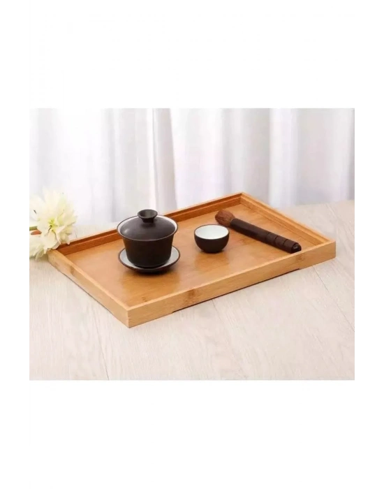 Bambu Çok Amaçlı Düzenleyici Sunum Tepsisi (33 Cm X 22 Cm) Royaleks-81287