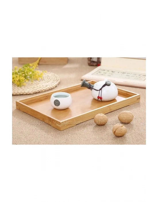 Bambu Çok Amaçlı Düzenleyici Sunum Tepsisi (33 Cm X 22 Cm) Royaleks-81287