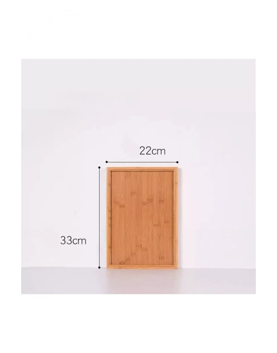 Bambu Çok Amaçlı Düzenleyici Sunum Tepsisi (33 Cm X 22 Cm) Royaleks-81287