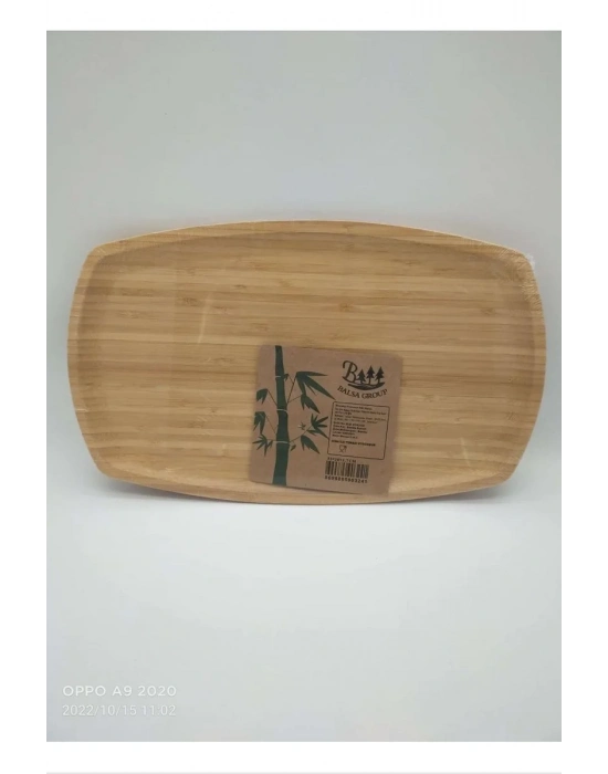 Bambu Kayık Sunum 33x20 Cm Royaleks-BLS KYK3320