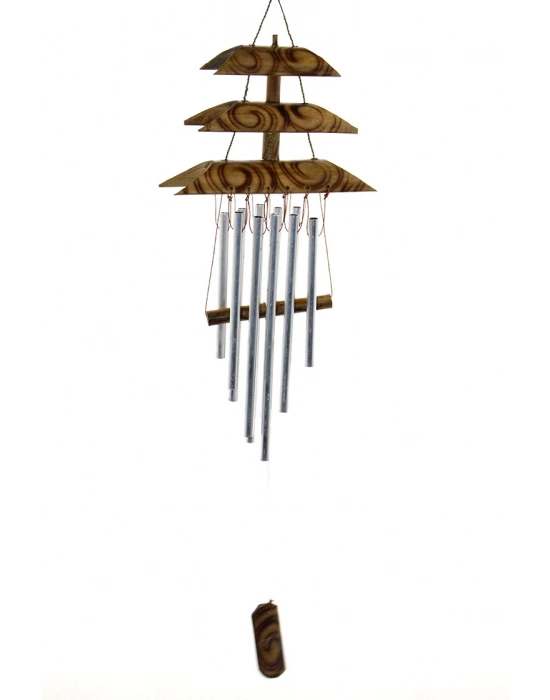 Bambu Metal Çanlı Rüzgar Çanı