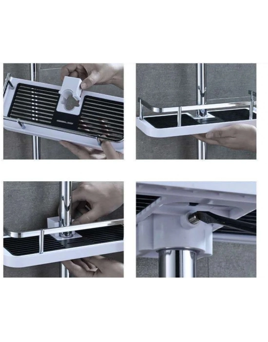 Banyo Duş Rafı Şampuanlık Sabunluk Organizer