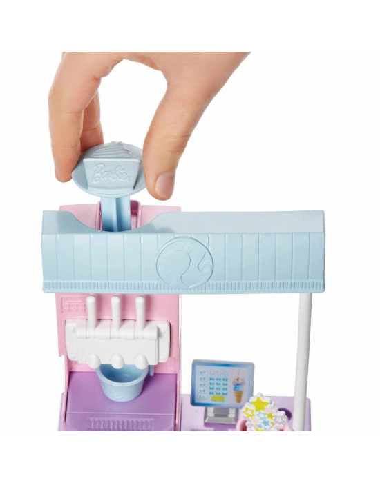 Barbie Dondurma Dükkanı Oyun Seti HCN46