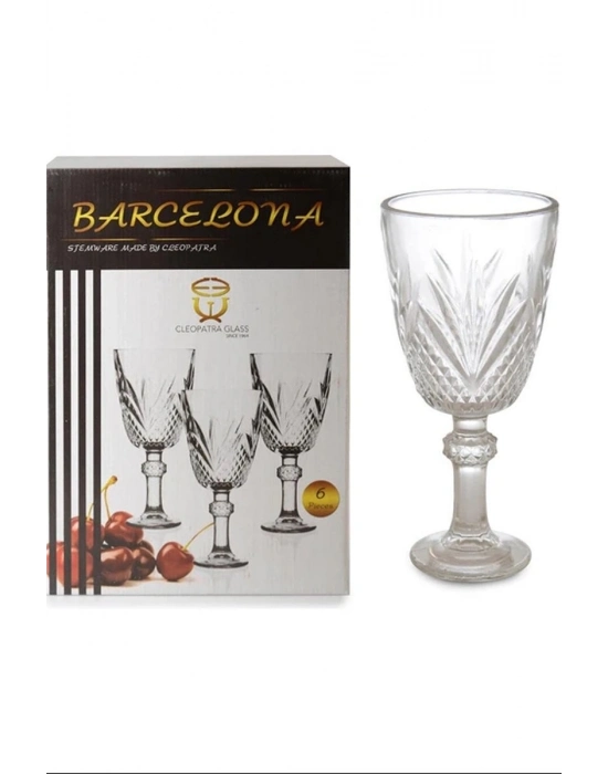 Barcelone 6 Lı Ayaklı Bardak Royaleks-9098