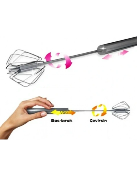 Bas Çek Mikser Silikon Sap