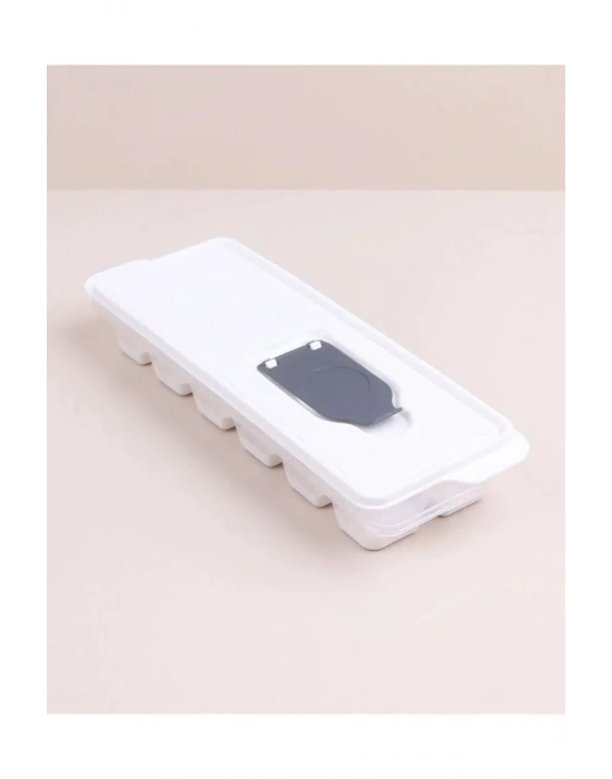 Bas Parmak Silikon Buz Kalıbı 12 Bölmeli Buz Kalıbı Silikon Buzluk