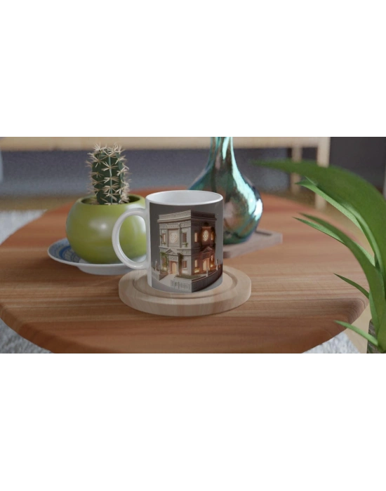 Başak Burcu Baskılı Kahve Kupası - Burçlar Krallığı Şatosu Vs1