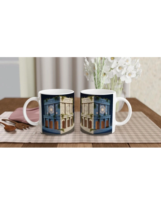 Başak Burcu Baskılı Kahve Kupası - Burçlar Krallığı Şatosu Vs2