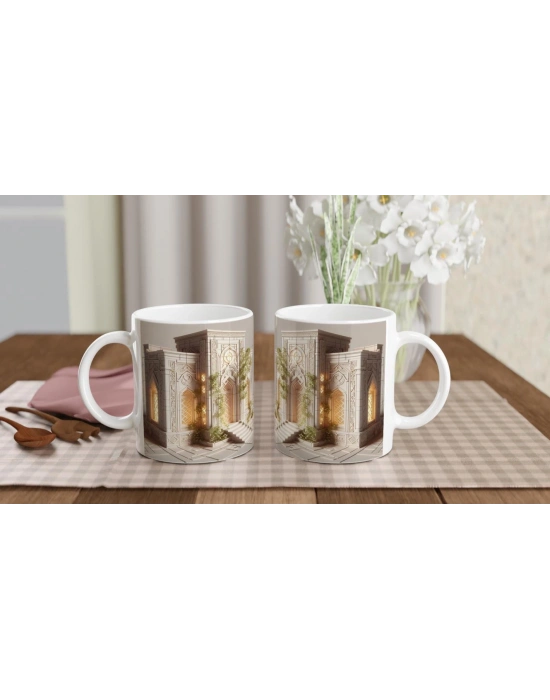 Başak Burcu Baskılı Kahve Kupası - Burçlar Krallığı Şatosu Vs4