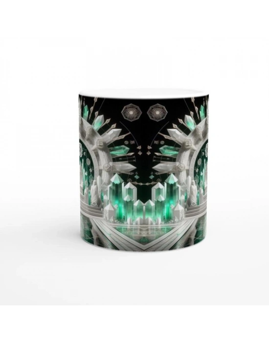 Başak Burcu Baskılı Kahve Kupası - Büyülü Kristal Mağarası Temalı Vs1