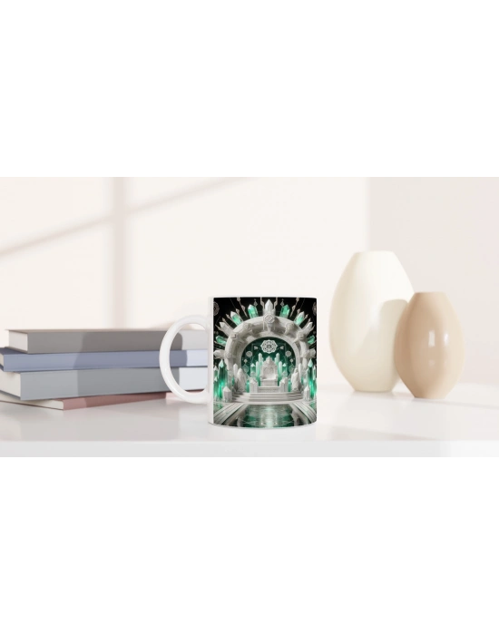 Başak Burcu Baskılı Kahve Kupası - Büyülü Kristal Mağarası Temalı Vs1