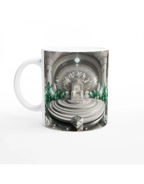 Başak Burcu Baskılı Kahve Kupası - Büyülü Kristal Mağarası Temalı Vs2