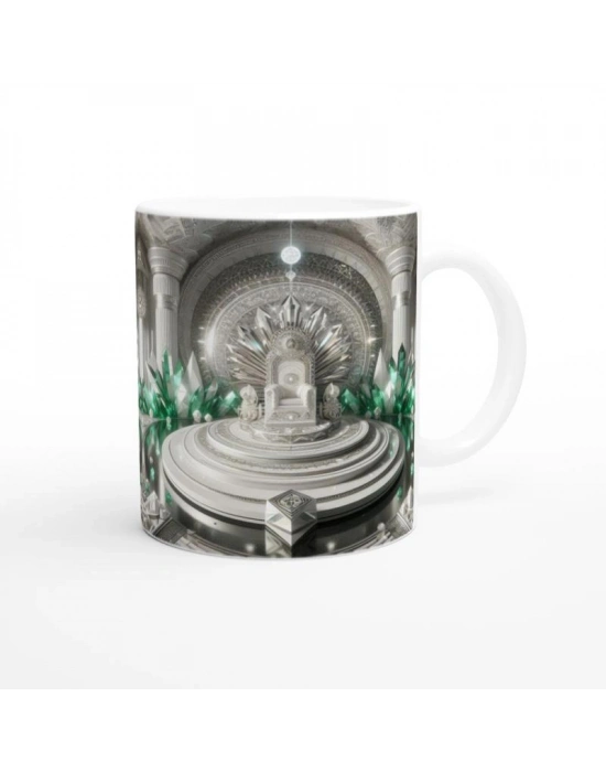 Başak Burcu Baskılı Kahve Kupası - Büyülü Kristal Mağarası Temalı Vs2