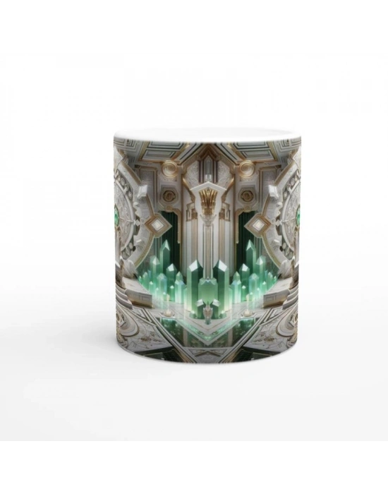 Başak Burcu Baskılı Kahve Kupası - Büyülü Kristal Mağarası Temalı Vs3