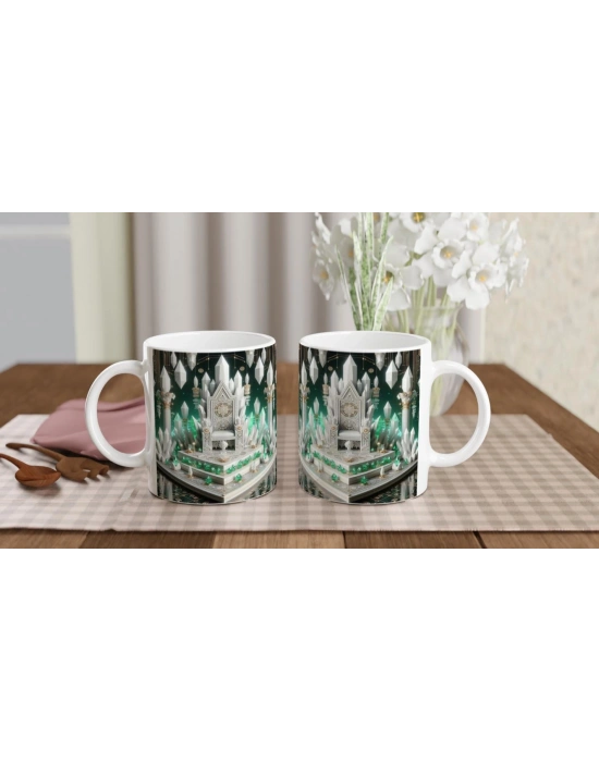 Başak Burcu Baskılı Kahve Kupası - Büyülü Kristal Mağarası Temalı Vs4