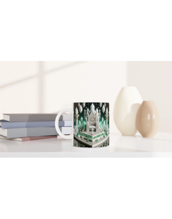 Başak Burcu Baskılı Kahve Kupası - Büyülü Kristal Mağarası Temalı Vs4