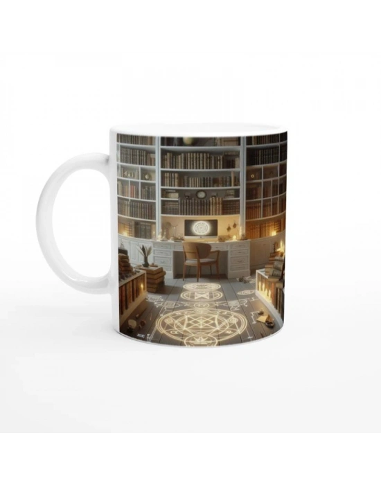 Başak Burcu Baskılı Kahve Kupası - Zodyak Kütüpanesi Vs2