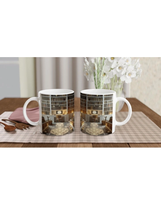 Başak Burcu Baskılı Kahve Kupası - Zodyak Kütüpanesi Vs2