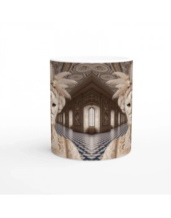 Başak Burcu Baskılı Kahve Kupası - Zodyak Maskeli Balo Vs1