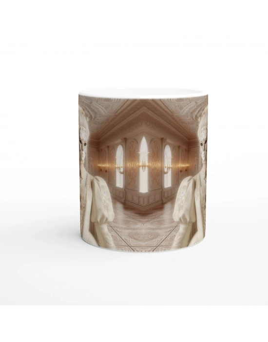 Başak Burcu Baskılı Kahve Kupası - Zodyak Maskeli Balo Vs3