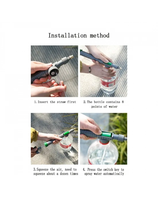 Basınçlı Yıkama Sulama Tabancası