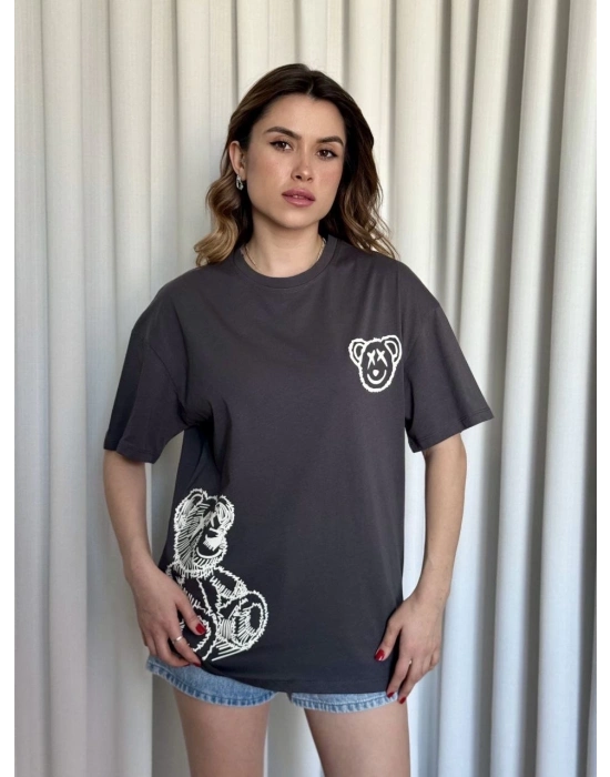 Baskılı ayıcıklı tişört