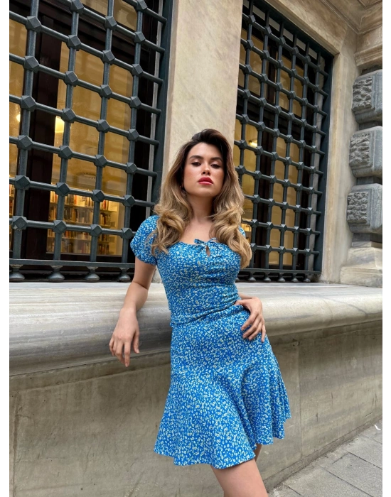 Baskılı etekli takım