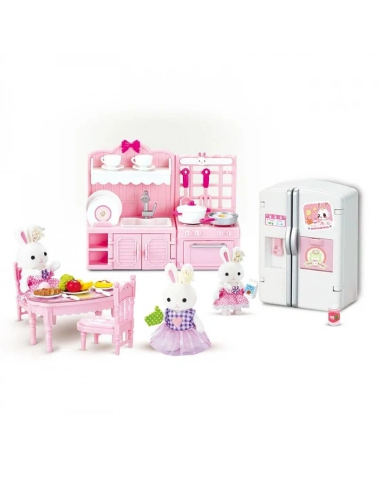 Bay Dreamy Mini Tavşan Büyük Mutfak Oyun Seti