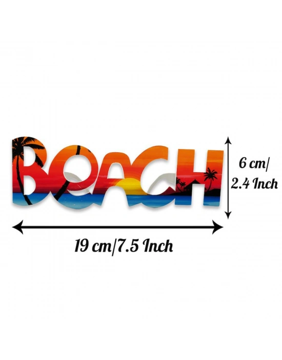 Beach Yazılı Parti Gözlüğü