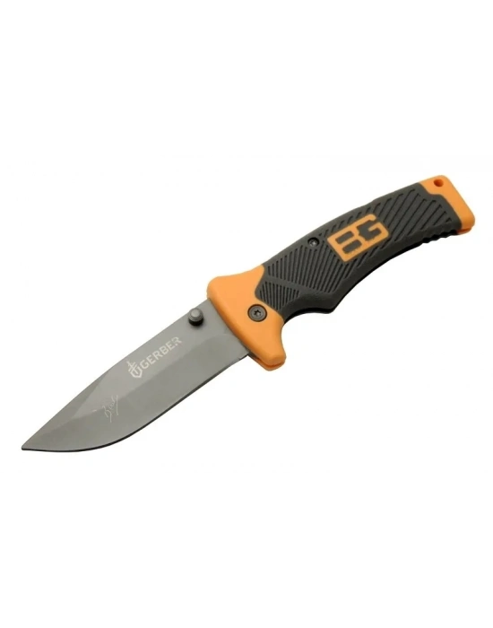 Bear Grylls 113 Turuncu Kamp Çakı 21cm - Manuel, Kemerlikli