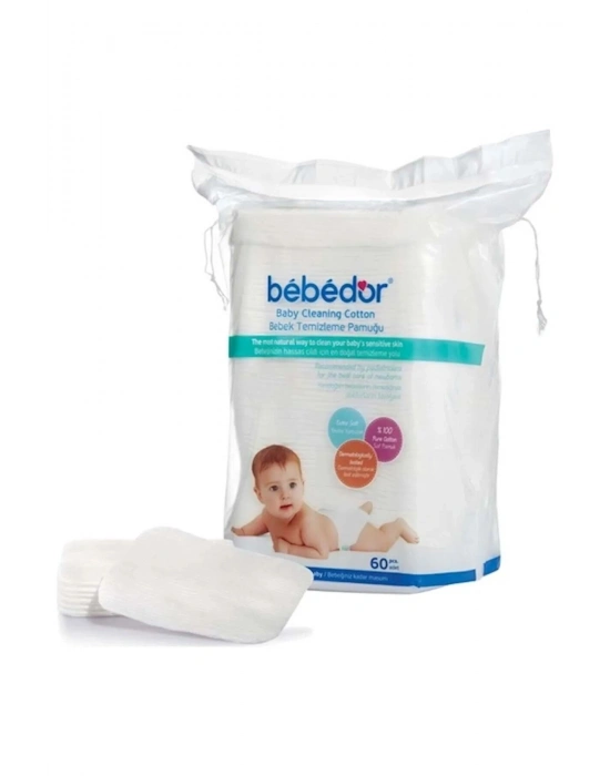 Bebedor Bebek Temizleme Pamuğu 60 Adet