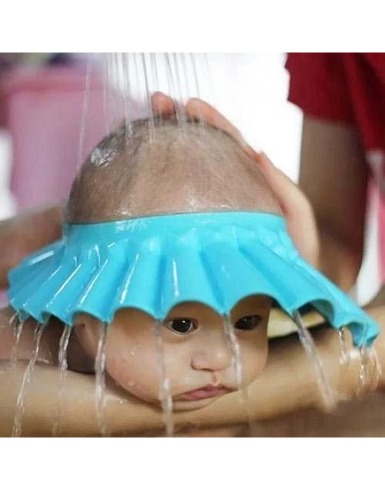 Bebek Banyo Şapkası Mavi