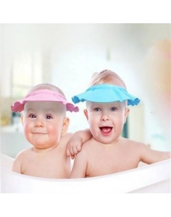 Bebek Banyo Şapkası Pembe